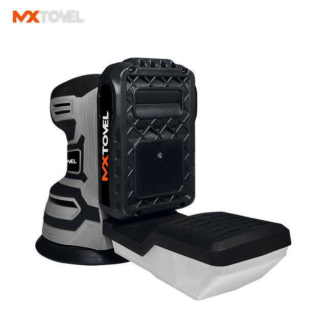 Ponceuse rotative sans fil de moteur sans brosse de batterie au lithium d'OEM 125mm