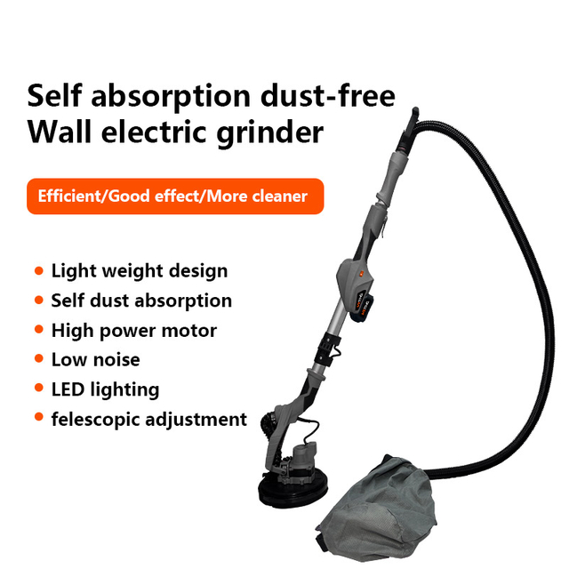 Ponceuse professionnelle pour cloisons sèches, avec poignée sans balais, 20V